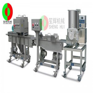 Automatische vleescakemachine / automatische hamburgerpasteitjes productielijn RB-35X Model: RB-35X